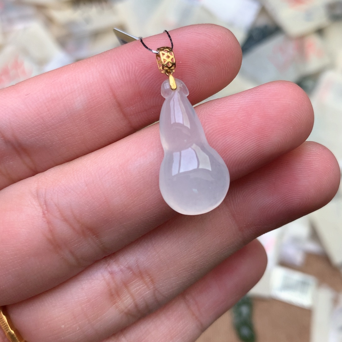 【闪购商品】18K金镶嵌挂件翡翠一