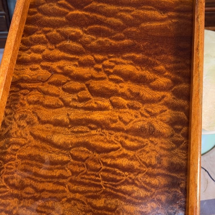 木缅甸花梨独板托盘