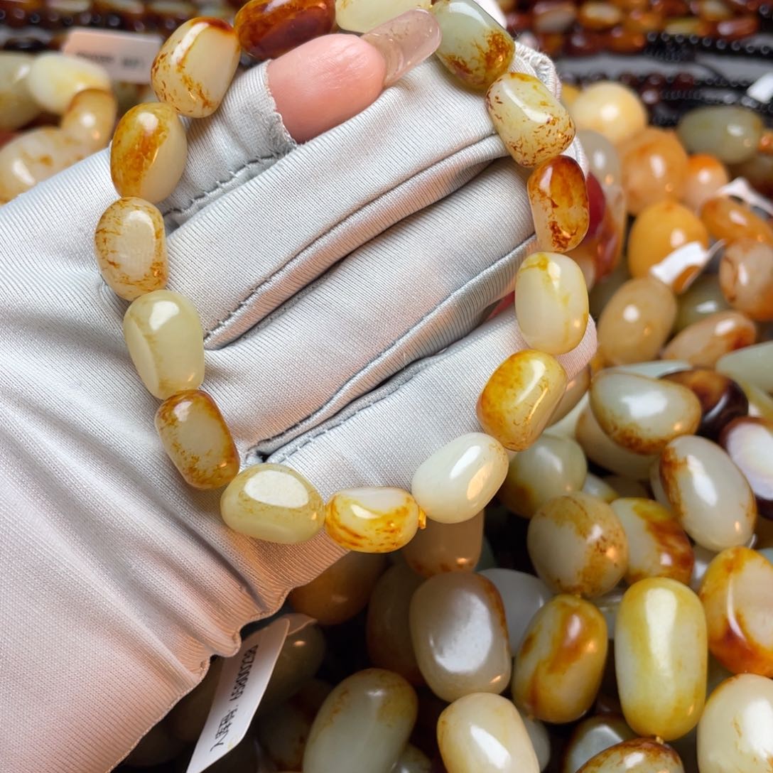 和田玉手链未镶嵌