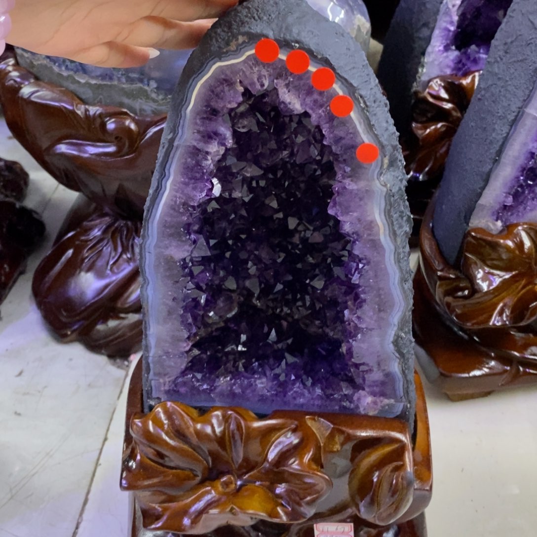 水晶摆件婷未镶嵌