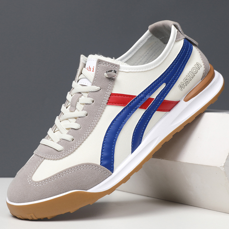 春秋款男鞋轻便新款运动免系带阿甘鞋透气时尚百搭休闲鞋韩版板鞋