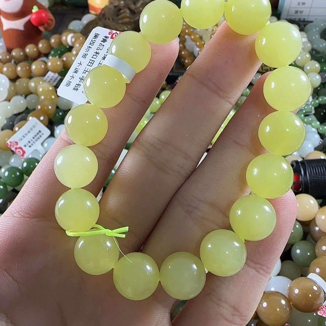 和田玉未镶嵌手链168