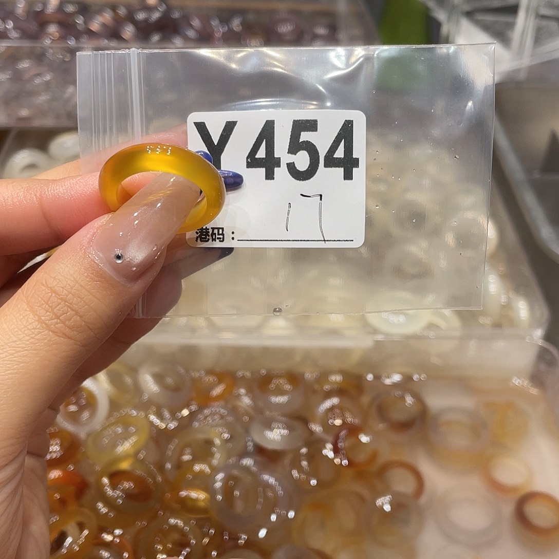 玛瑙/玉髓未镶嵌戒指454