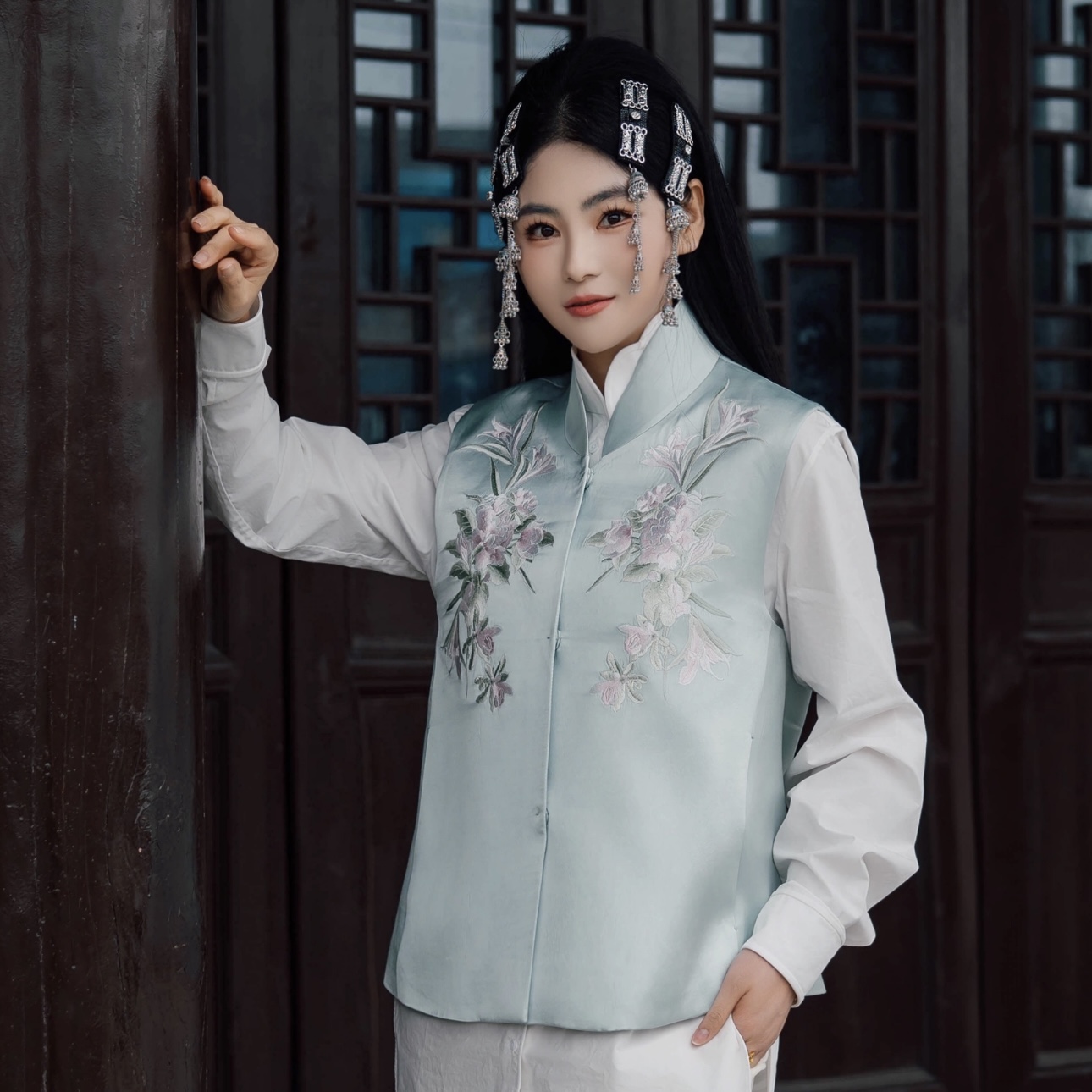 JADE 新中式马甲J25S3043-1