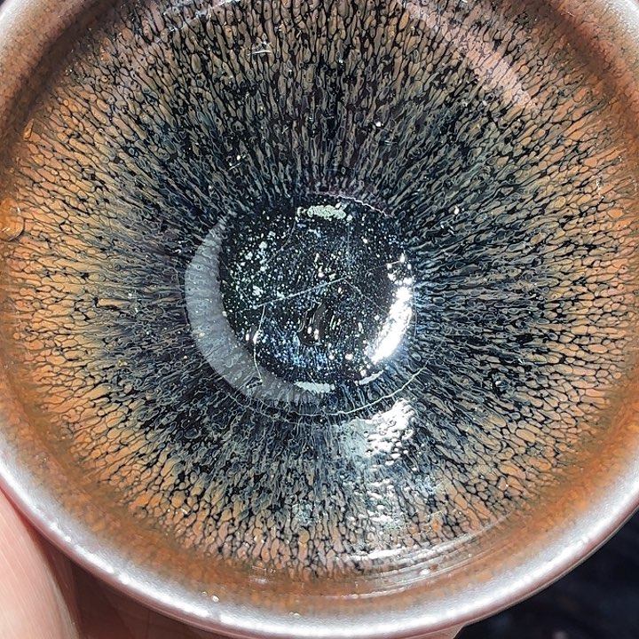 慢***袋茶盏沐雨茶器柴烧主人杯