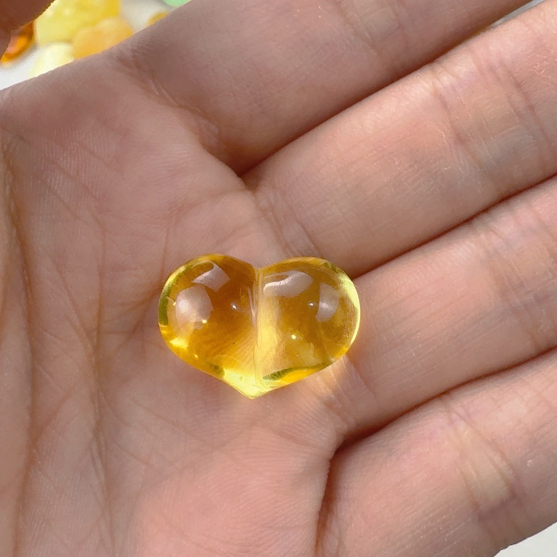 *****琥珀未镶嵌裸石全品备注打孔 19.8mm