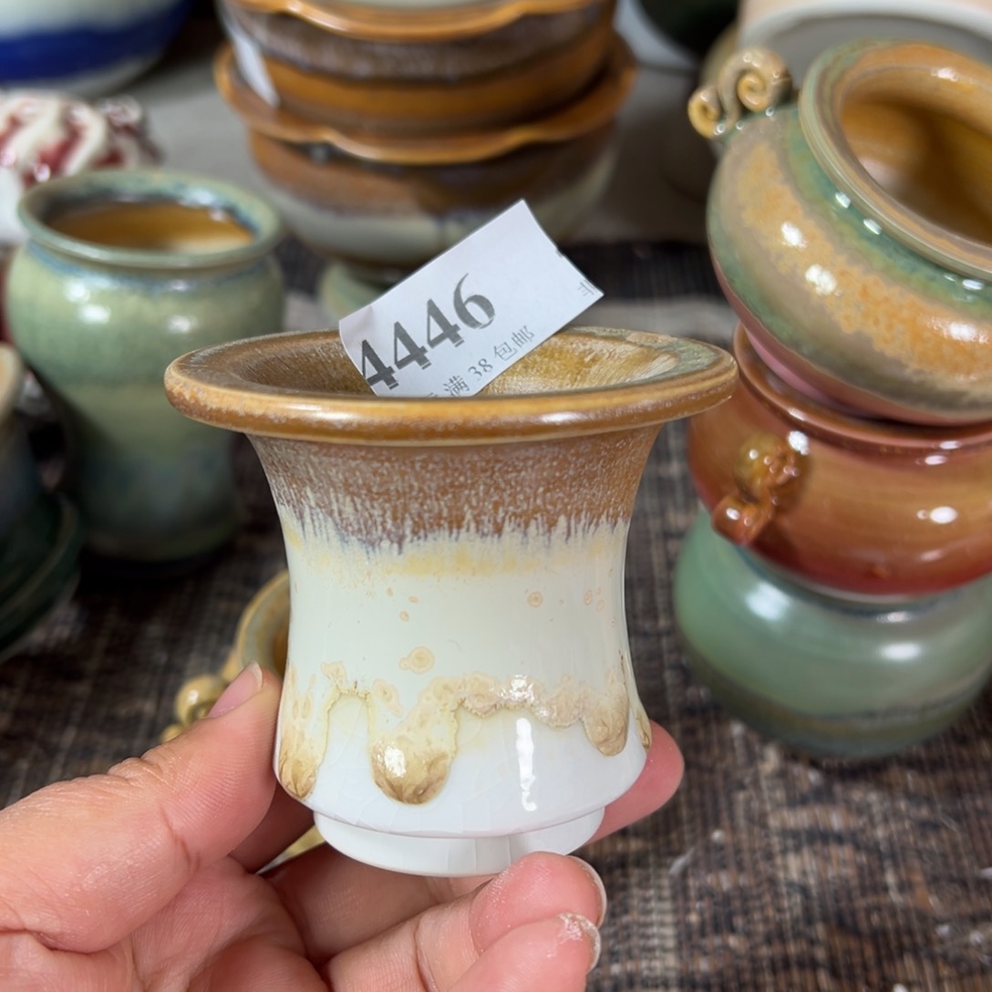 红陶景德镇手工花盆