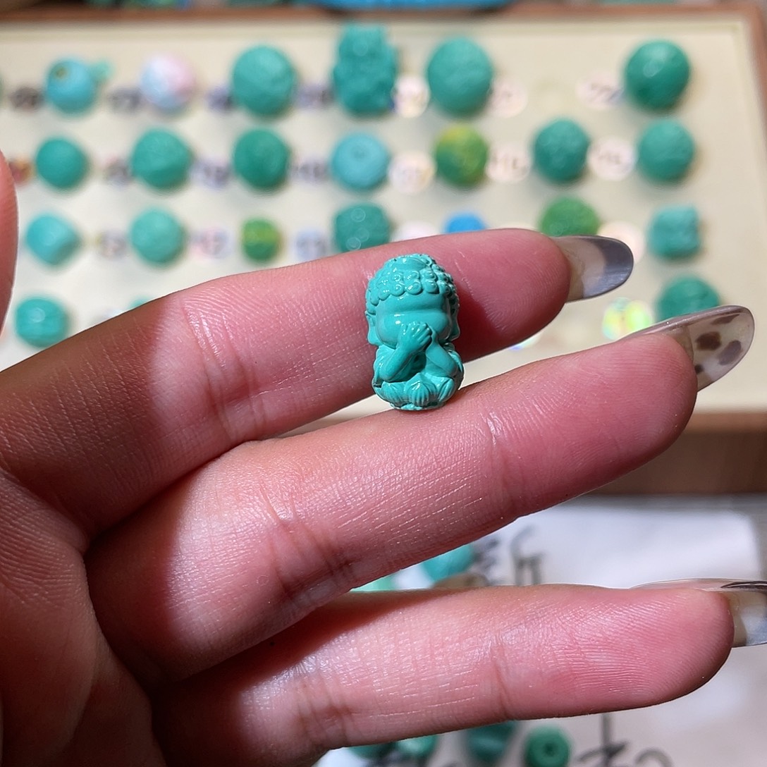 手工雕刻配饰配珠卡9+