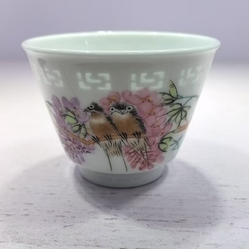  【景德镇】高温陶瓷，GWD茶道水点杯瓷流水4