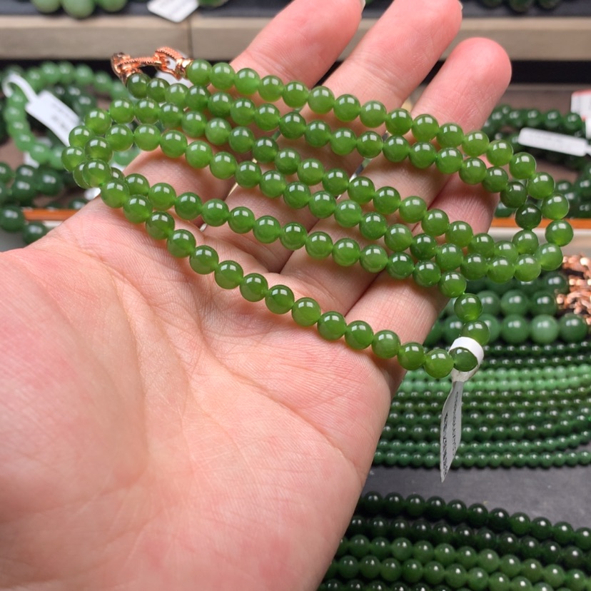 【闪购商品】和田玉（碧玉）项链未镶嵌卡6