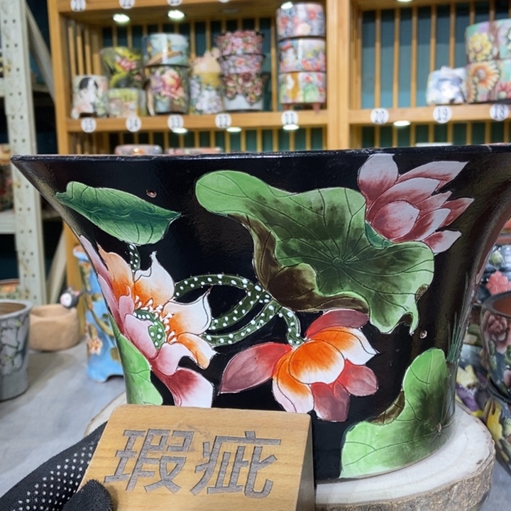 红陶景德镇艺术手绘作品