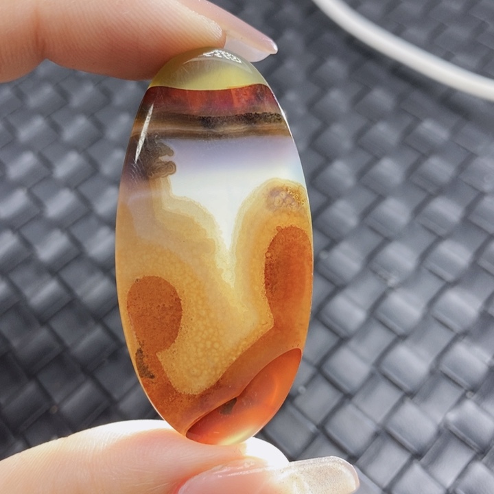 玛瑙/玉髓吊坠(不含链)未镶嵌大*鹅