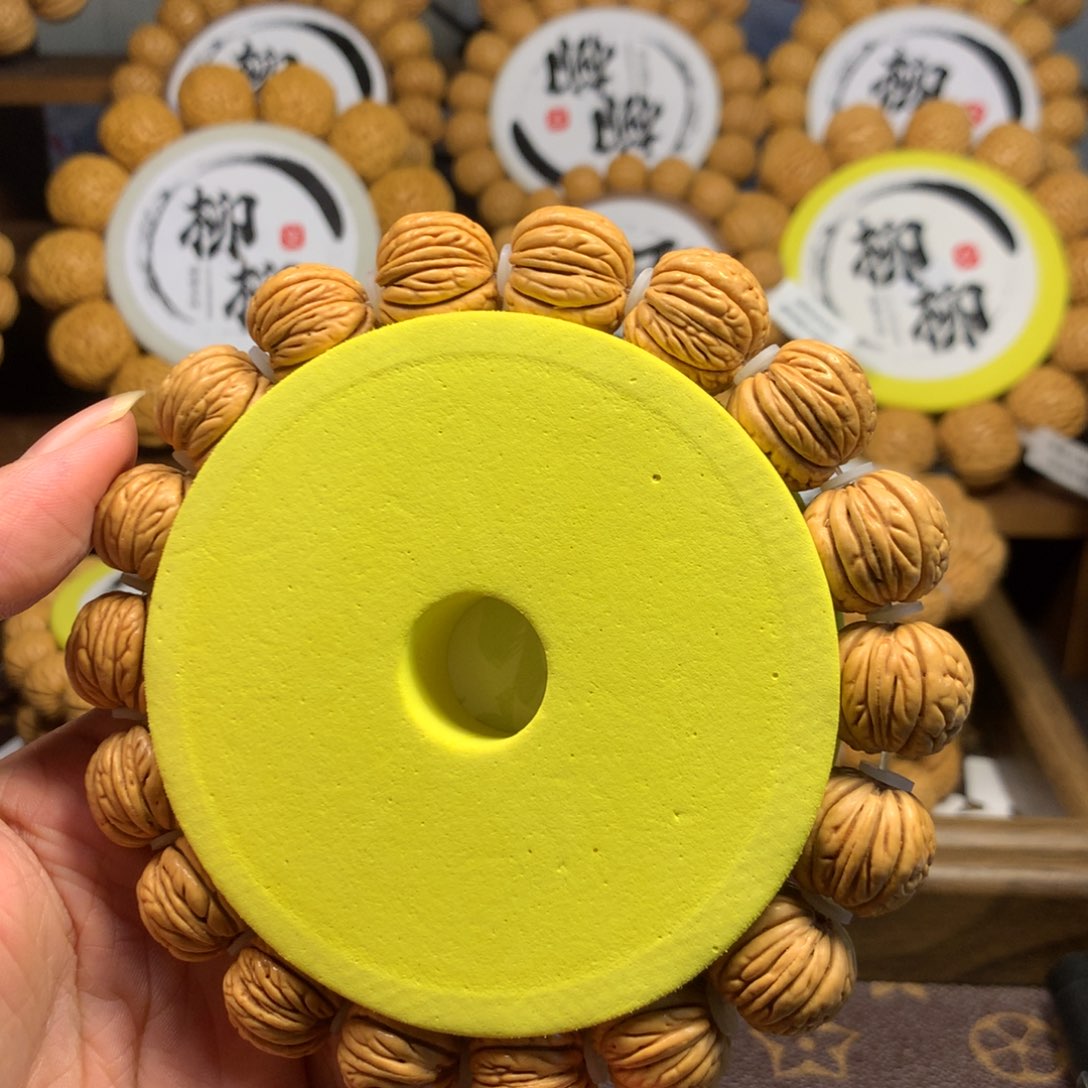 核桃手串/手链大****车精品桃核铁扇手串