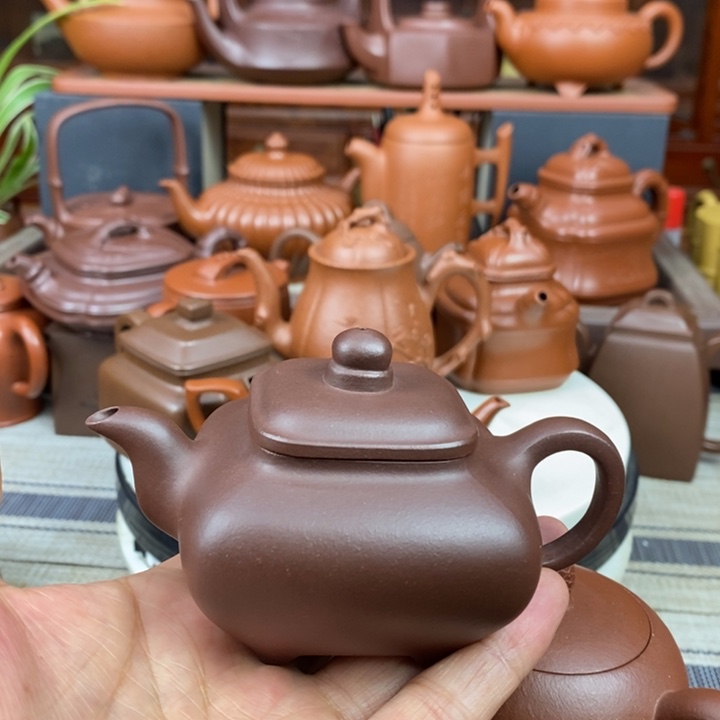 紫砂茶壶全手工传炉130-260cc原矿一厂老紫泥