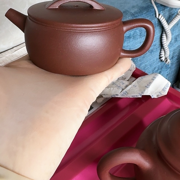 紫砂茶壶@***舞底槽青汉瓦120c半手