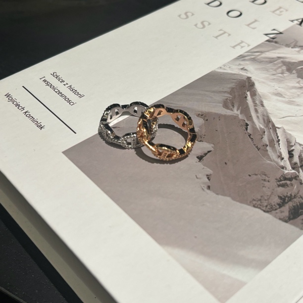 铜合金戒指 2154满天星猪鼻子戒指