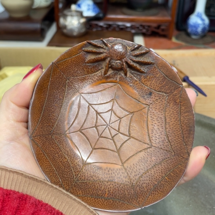 竹类竹中古艺术品摆件