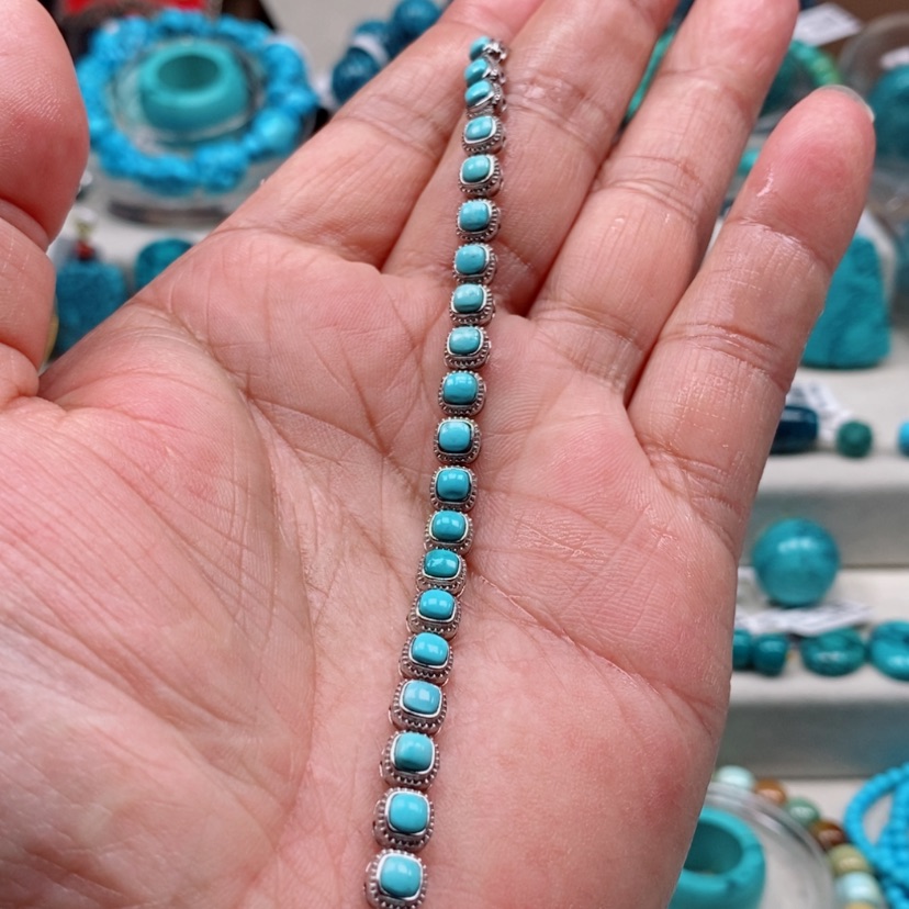 【闪购商品】绿松石绿松石银S925镶嵌