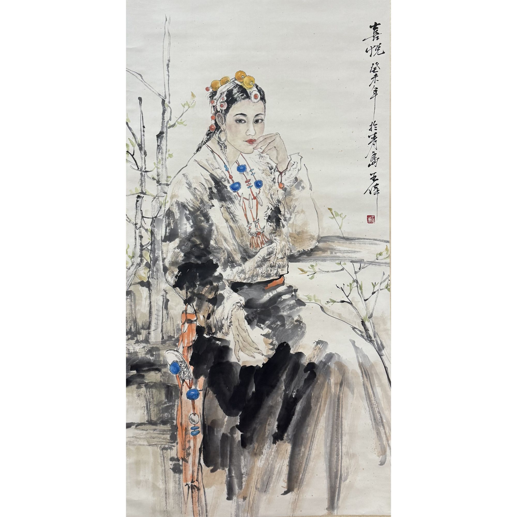 【人物画】  68x133  CP-40123  立轴