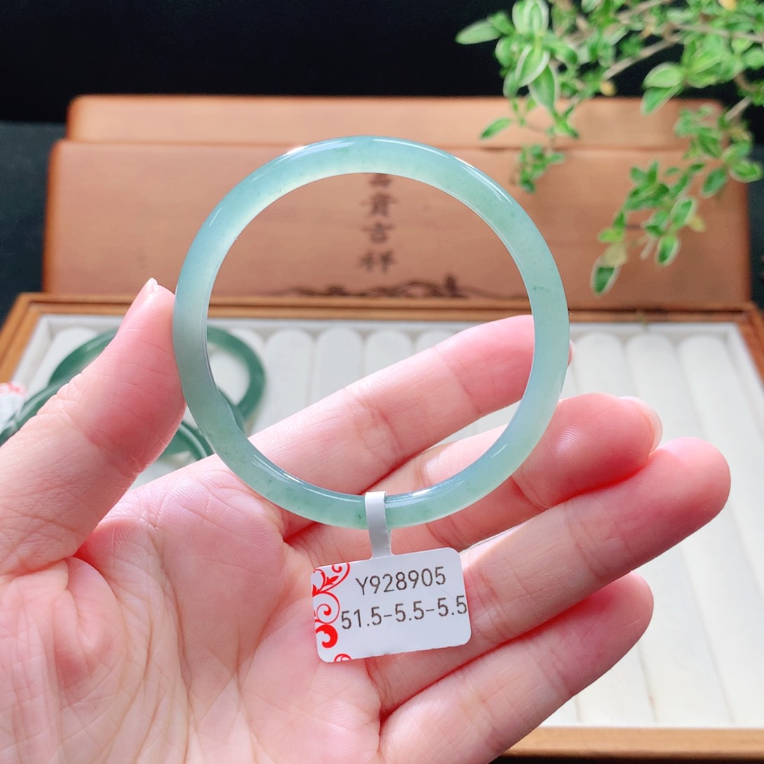 未镶嵌手镯（圆镯）翡翠得*~