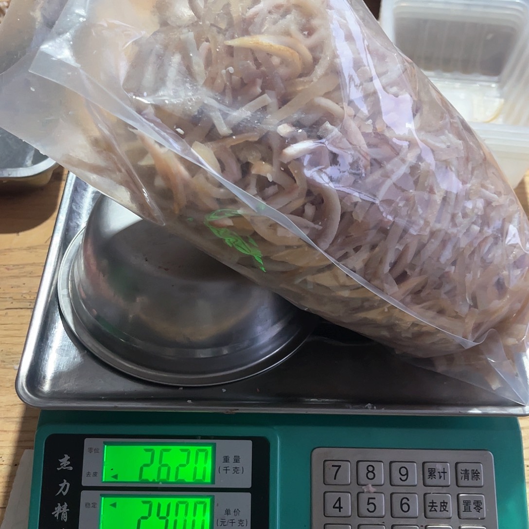 7天中国大陆肉皮5斤2两