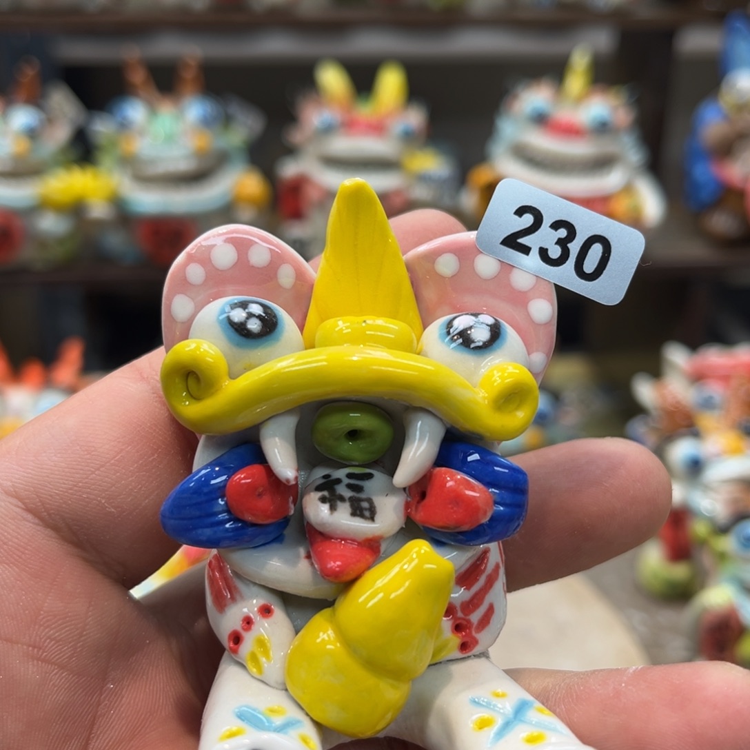 摆件纯手工抽象陶瓷摆件微瑕230