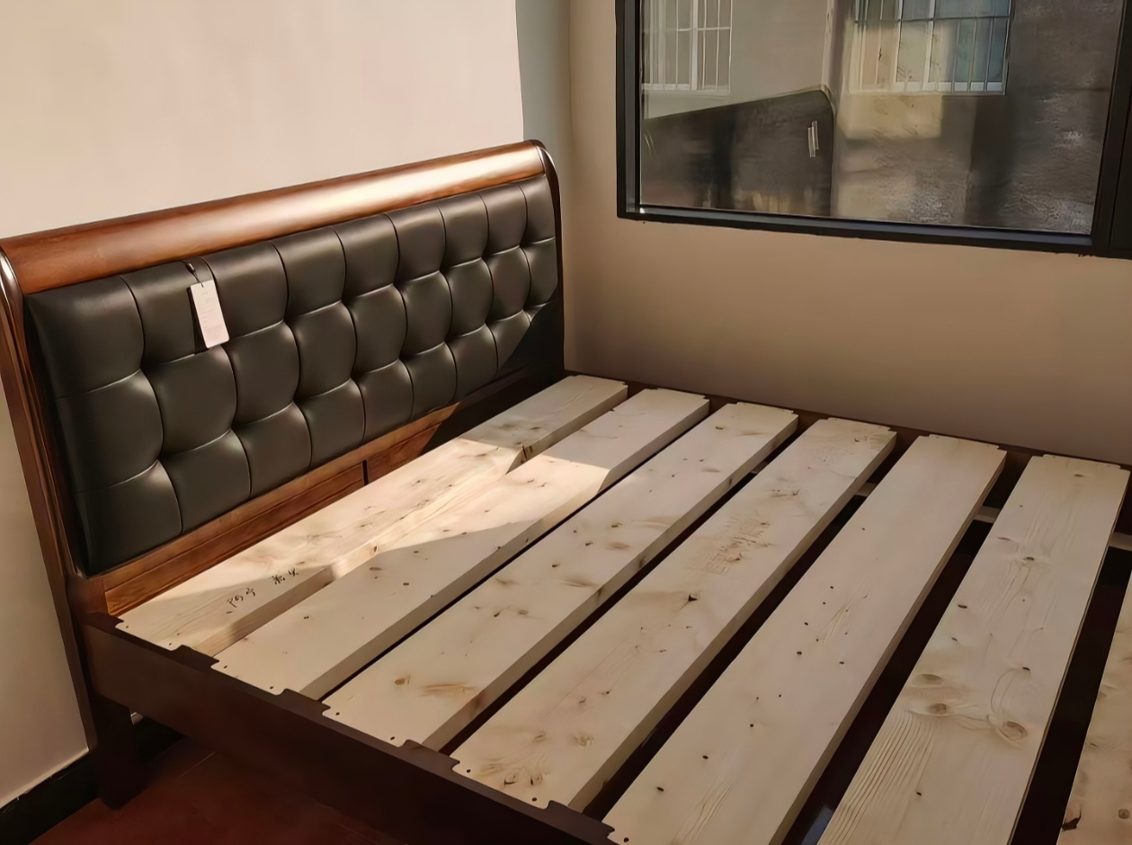 全榫卯实木床大床边柜软床边床轻奢主卧