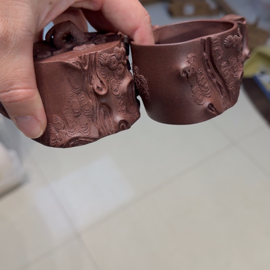 紫砂茶杯小郭紫砂