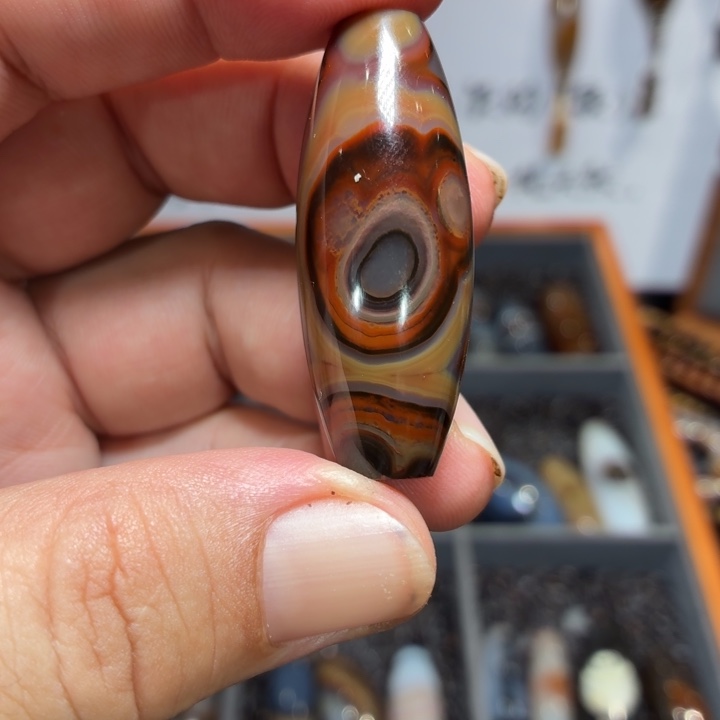 玛瑙/玉髓散珠_HEIMORI 天然天珠