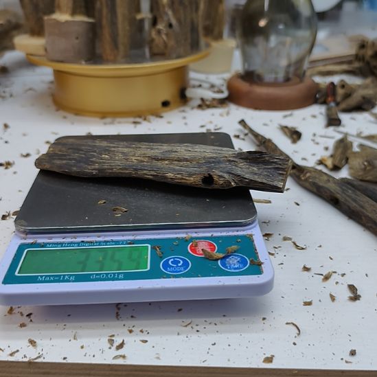 沉香碎屑沉香棋楠虫漏小料33克