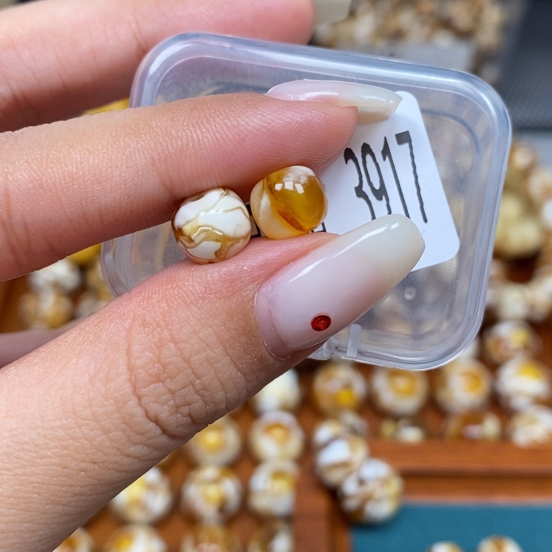 把件猴头核桃沁色圆珠老型3917