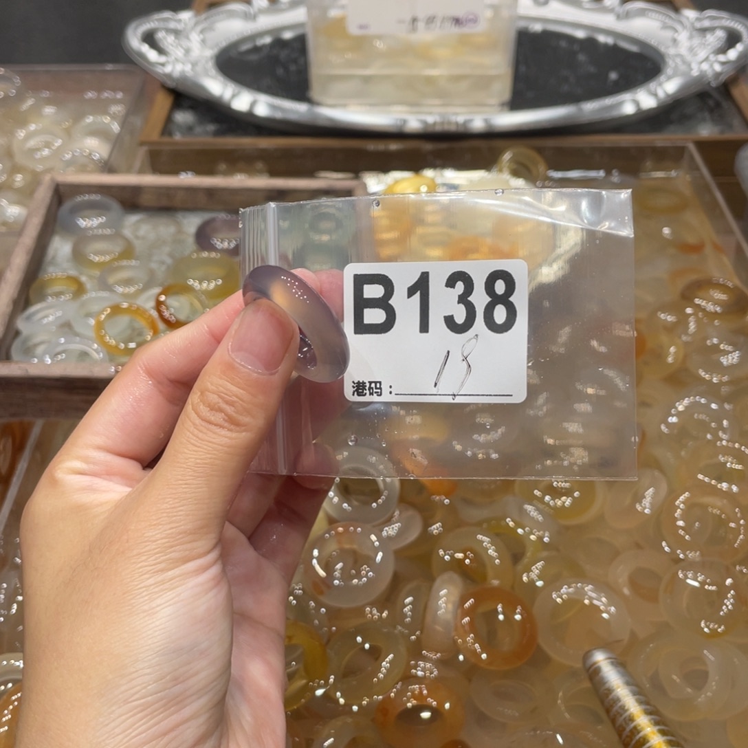 玛瑙/玉髓未镶嵌戒指138