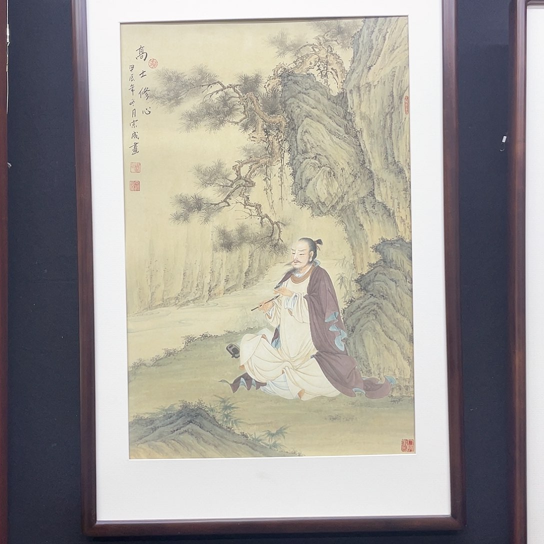 国画手绘国画，精品人物，画心，苏宗成