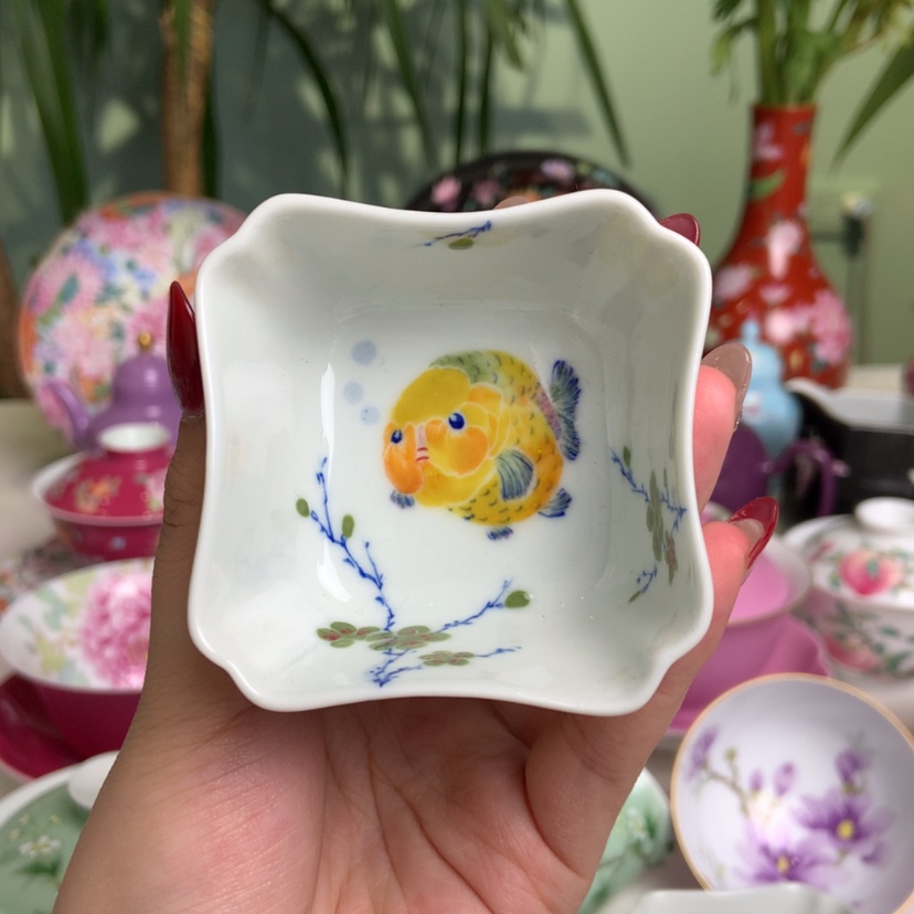 【闪购商品】四方小胖鱼内绘主人杯