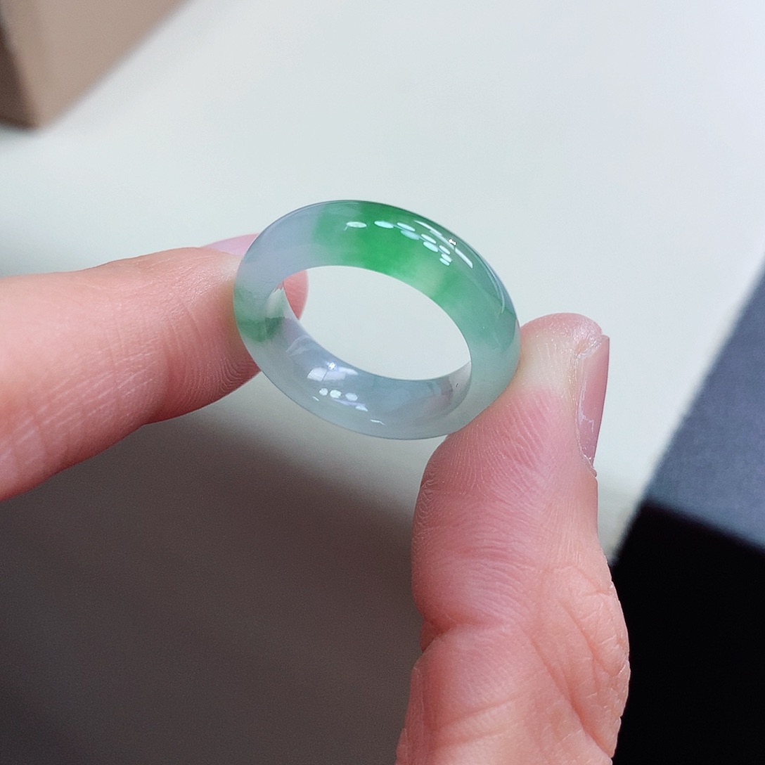 未镶嵌戒指翡翠12-13号