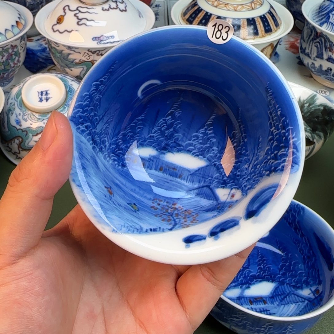 彦祖纯手工手绘茶具183