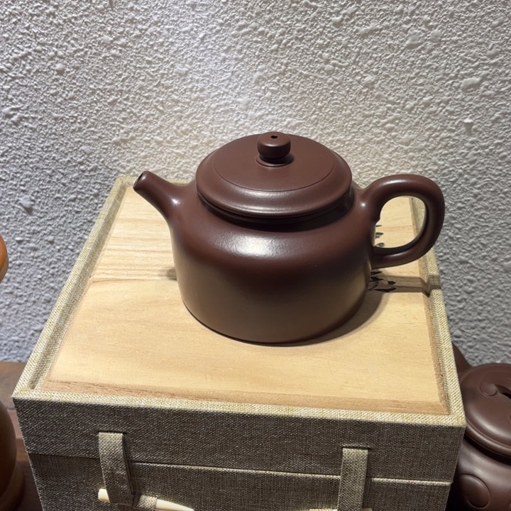 紫砂茶壶阳**巍紫砂 原矿泥料