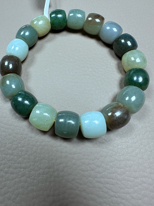 纯天然和田玉多宝手串