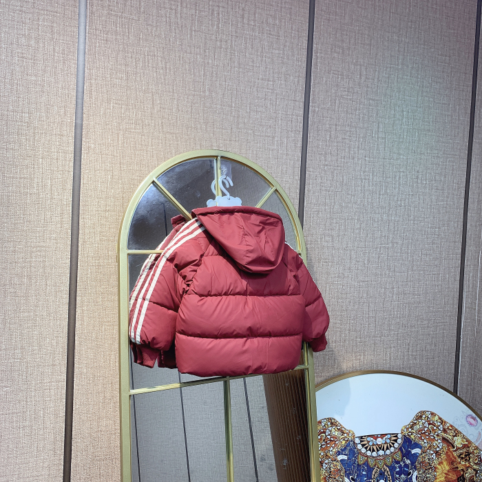 R3206 微气味  宝宝枣红色厚上衣外套    加绒