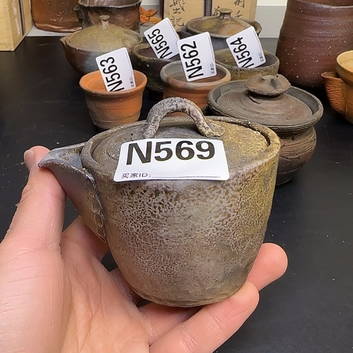 备前烧作品备前烧有裂