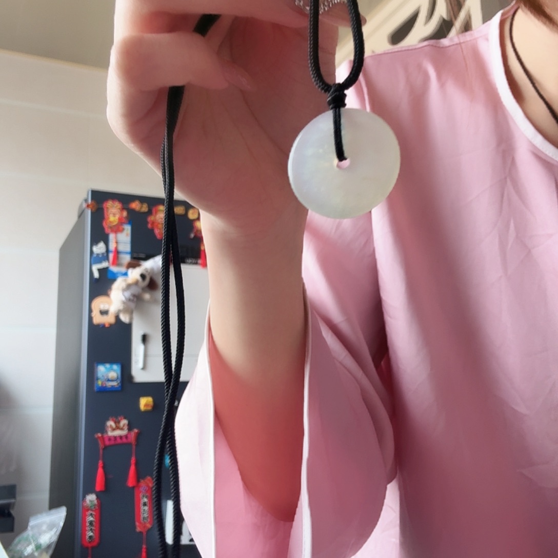 蛇纹石玉平安扣未镶嵌