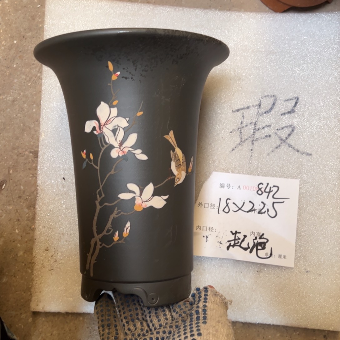 心***兰紫砂花盆紫砂花盆
