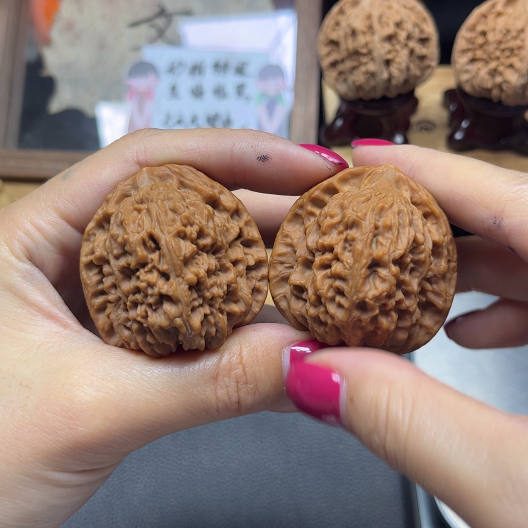 吊坠文玩核桃琦**理全品42全家福南疆石360