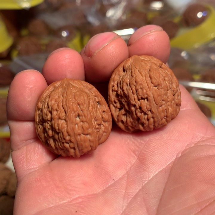 尤***物吊坠文玩核桃红玛瑙30