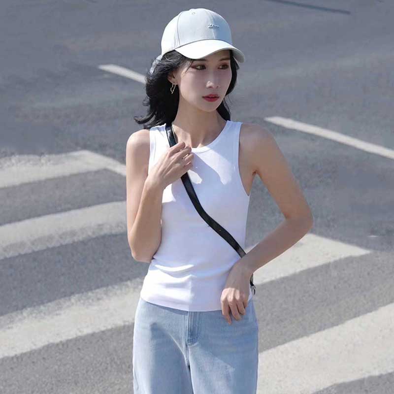 【商场同款】女装春夏季休闲简约百搭冰丝针织背心吊带内搭5399688