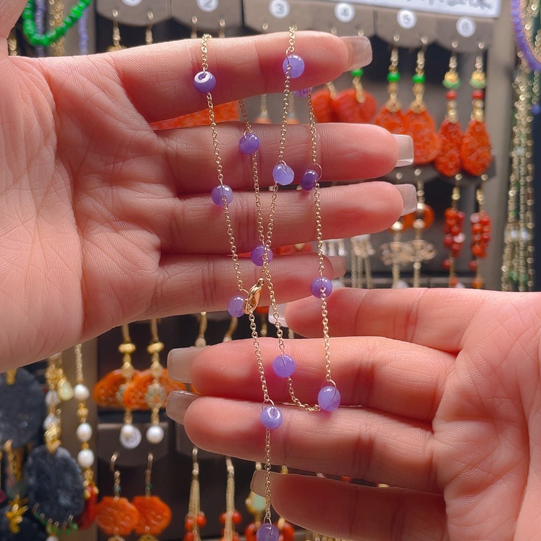 翡翠耳饰合金翡翠首饰