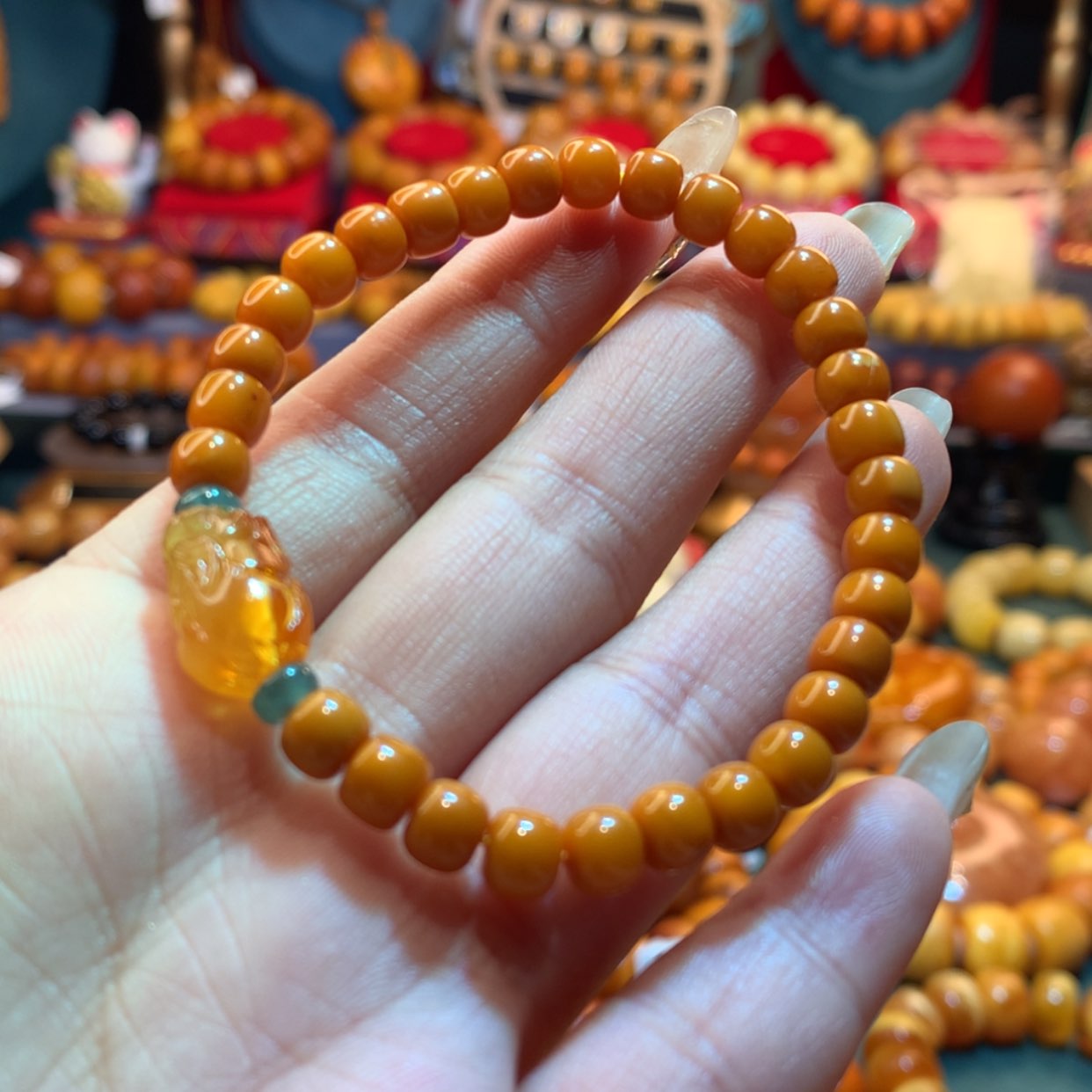 【闪购商品】蜜蜡手串未镶嵌蜜蜡手串