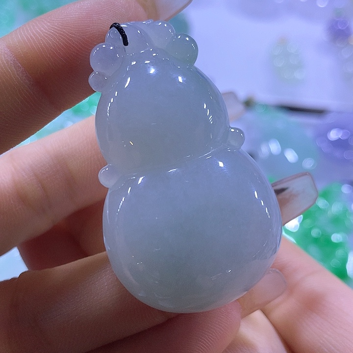 颈饰未镶嵌翡翠天然翡翠A货吊坠