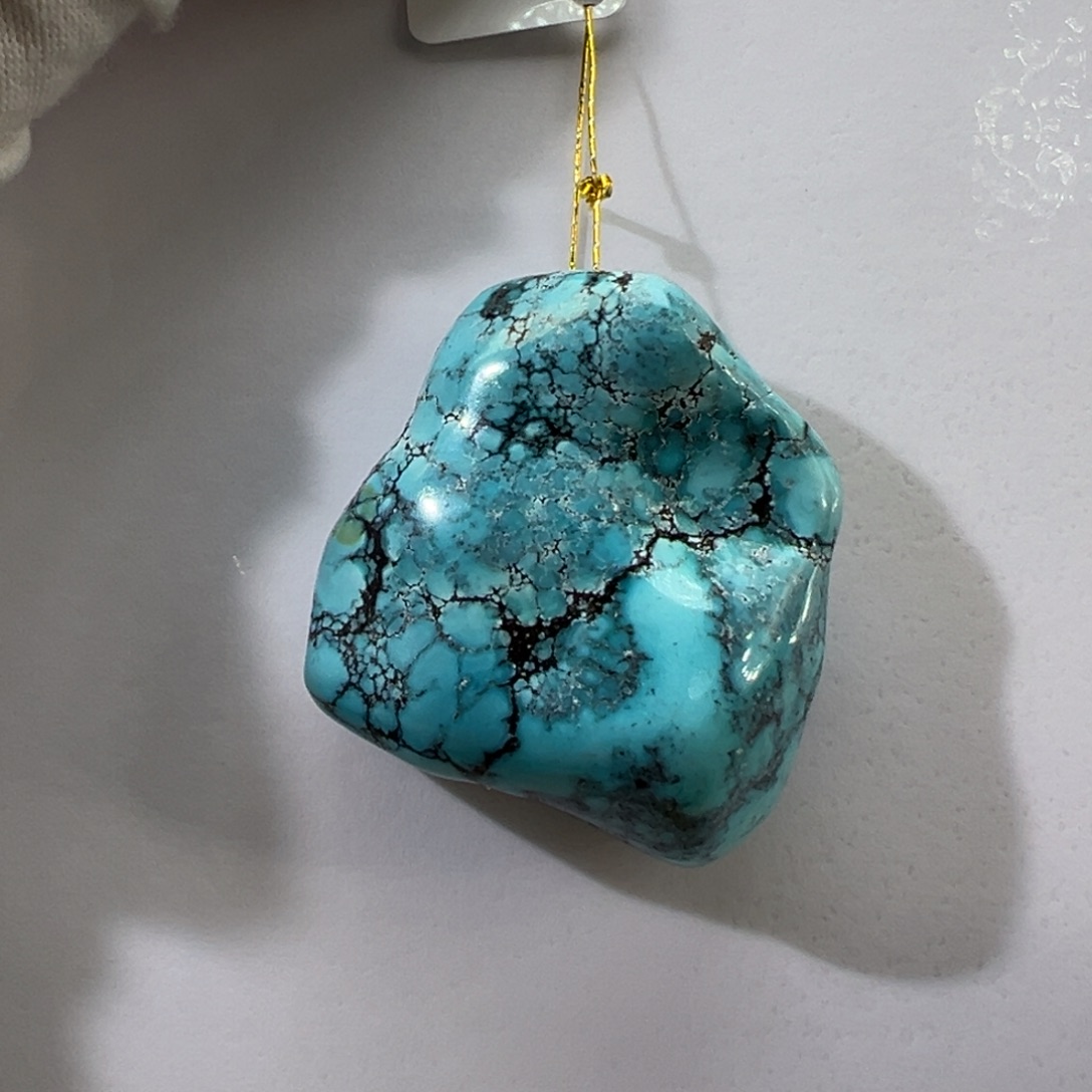 绿松石未镶嵌挂件20.42g