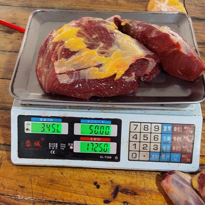 广西土耕马马肉中国大陆